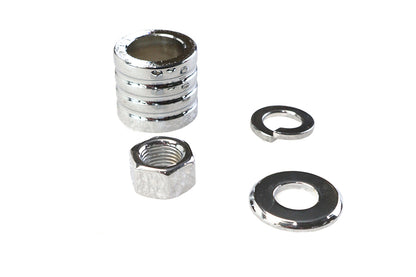 Front Axle Spacer Kit Groove Style Chrome