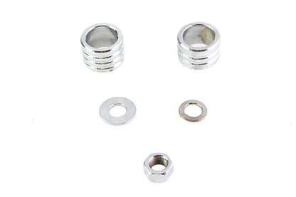 Chrome Groove Style Front Axle Spacer Kit