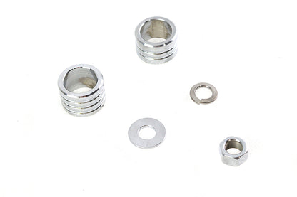 Chrome Groove Style Front Axle Spacer Kit