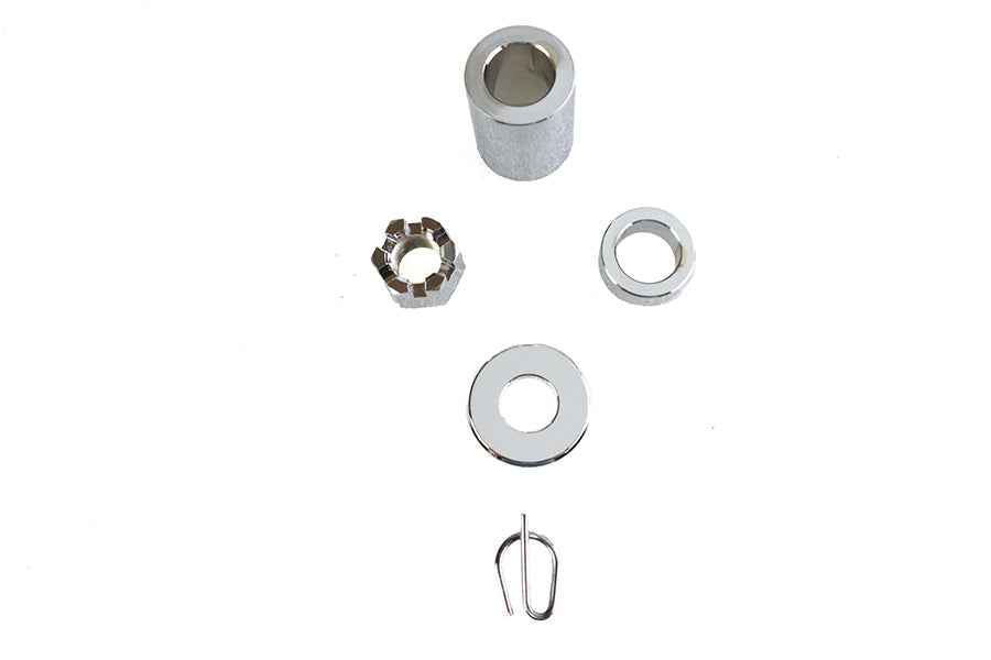 Rear Axle Spacer Kit Chrome