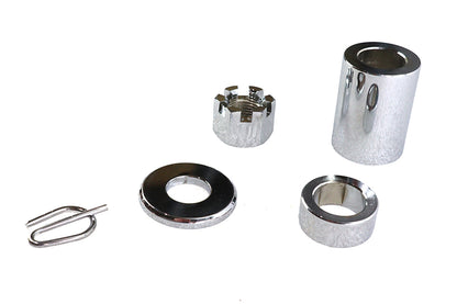 Rear Axle Spacer Kit Chrome