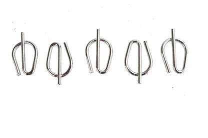 Chrome Rear Axle Spring Clips