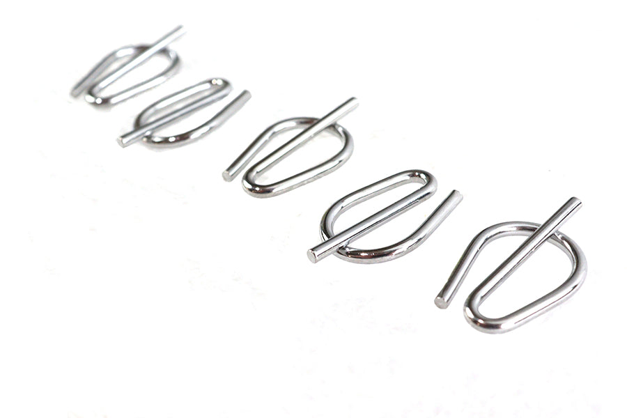 Chrome Rear Axle Spring Clips