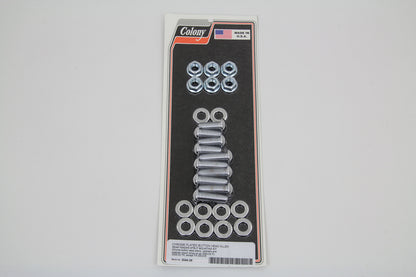 Rear Fender Strut Bolt Kit Chrome