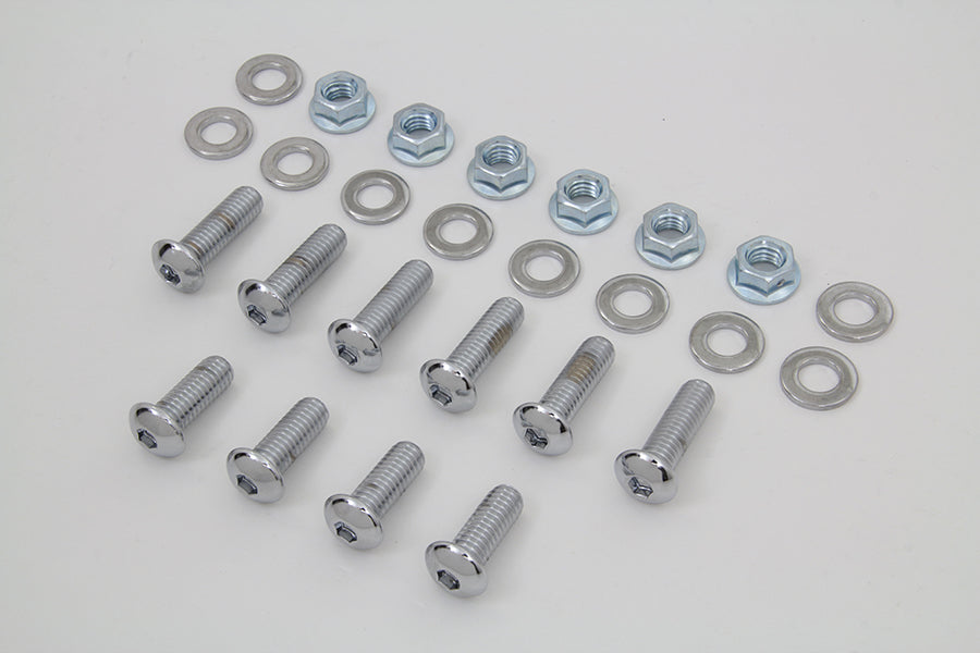 Rear Fender Strut Bolt Kit Chrome