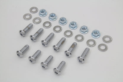 Rear Fender Strut Bolt Kit Chrome