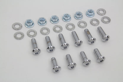 Rear Fender Strut Bolt Kit Chrome