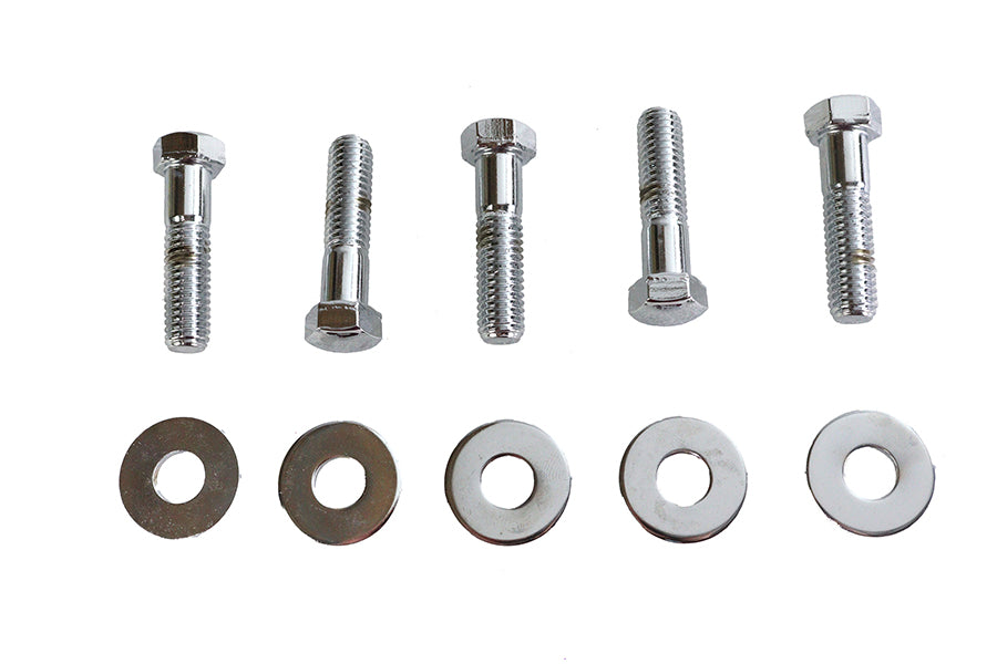 Rear Sprocket Bolt and Washer Kit Chrome