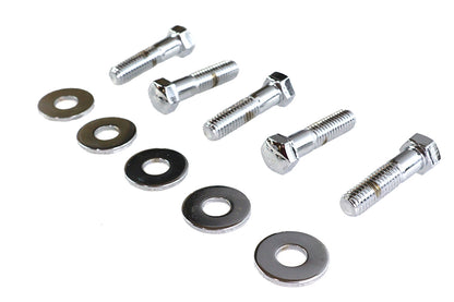 Rear Sprocket Bolt and Washer Kit Chrome
