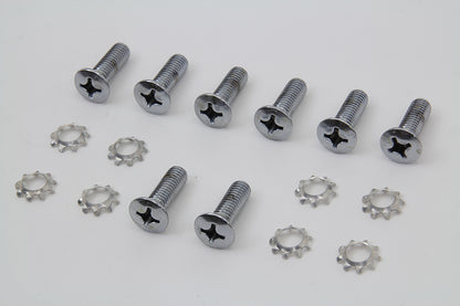 Tappet Block Screw Kit Chrome