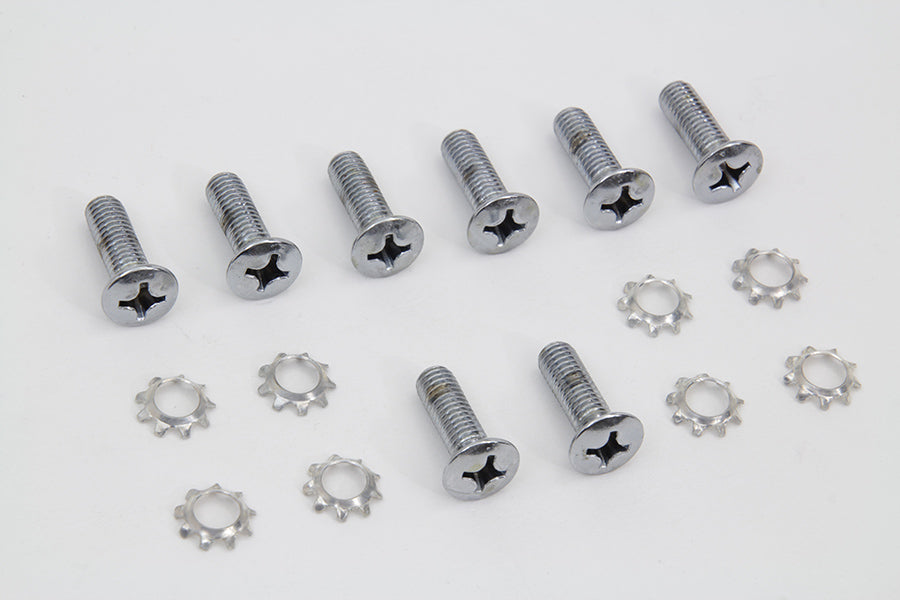 Tappet Block Screw Kit Chrome