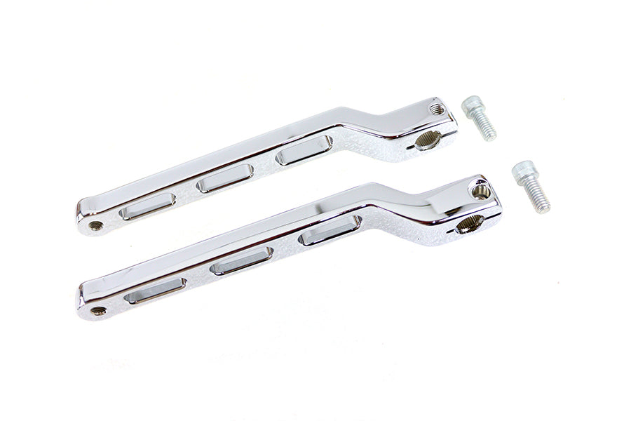Extended Heel Toe Shifter Lever Set Chrome