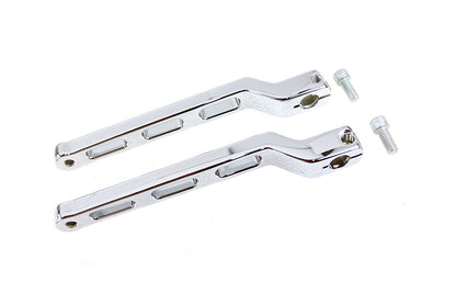 Extended Heel Toe Shifter Lever Set Chrome