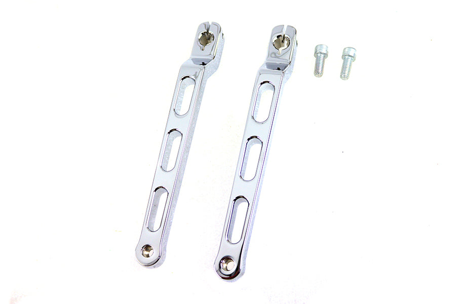 Extended Heel Toe Shifter Lever Set Chrome