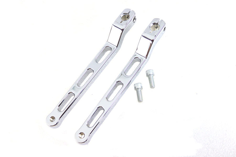 Extended Heel Toe Shifter Lever Set Chrome