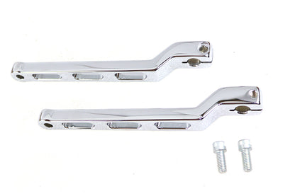 Extended Heel Toe Shifter Lever Set Chrome