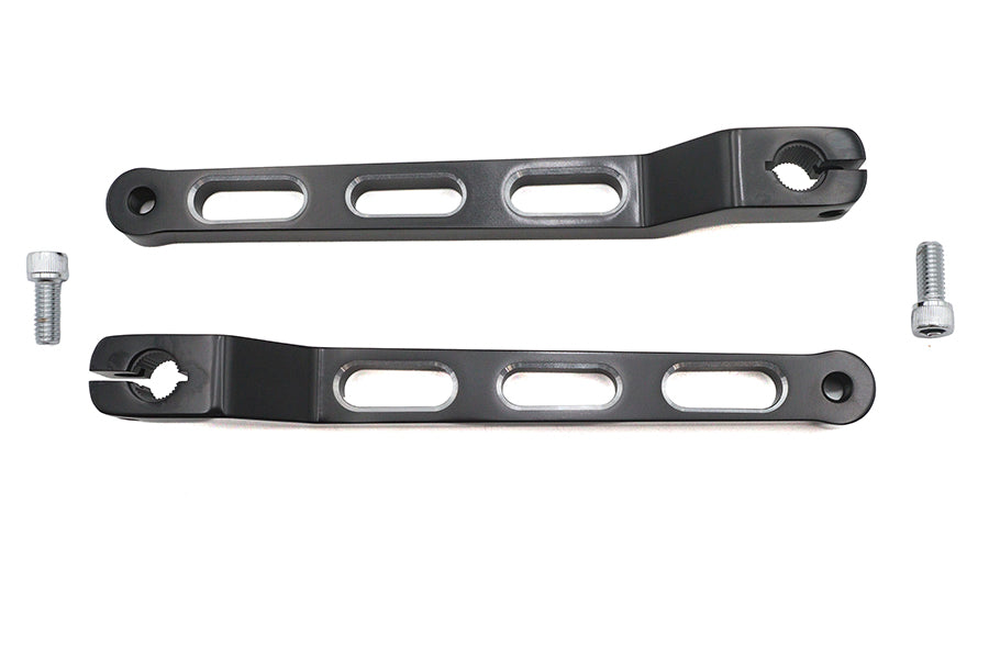Extended Heel Toe Shifter Lever Set Black