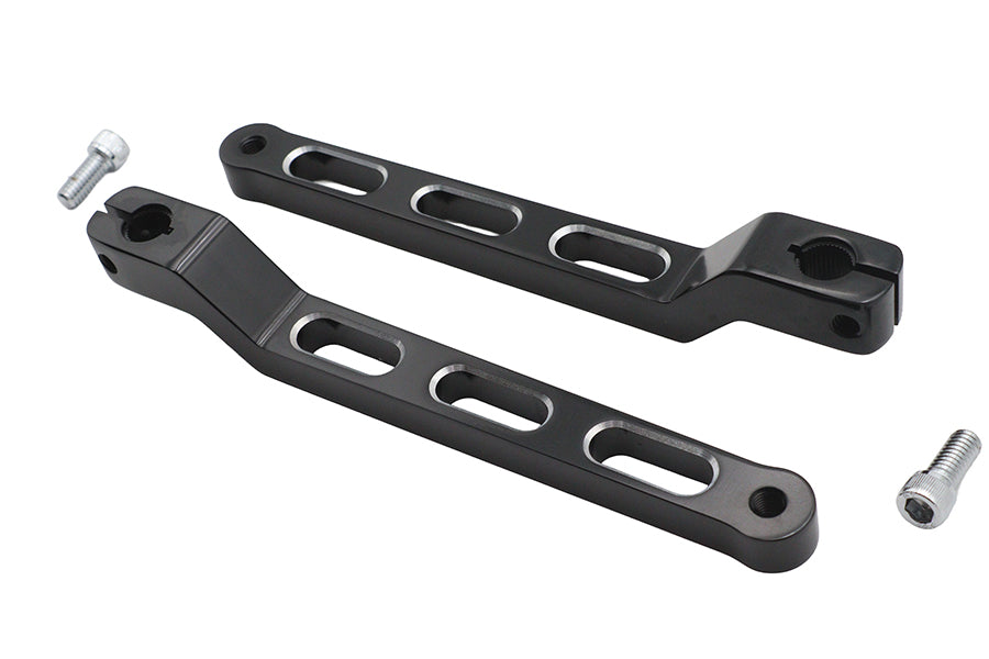 Extended Heel Toe Shifter Lever Set Black