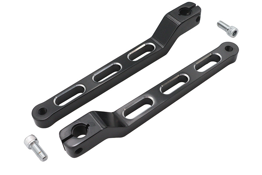 Extended Heel Toe Shifter Lever Set Black