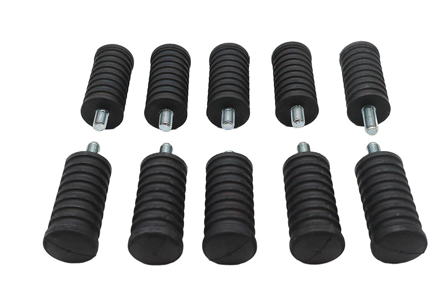 Shifter Footpeg Black Rubber