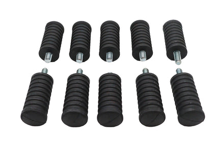 Shifter Footpeg Black Rubber