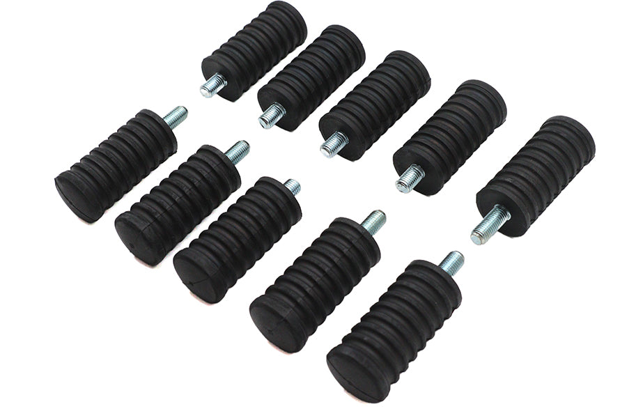Shifter Footpeg Black Rubber