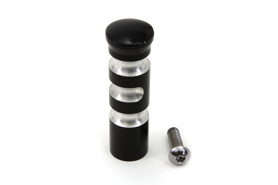 Black Contour Grooved Shifter Peg