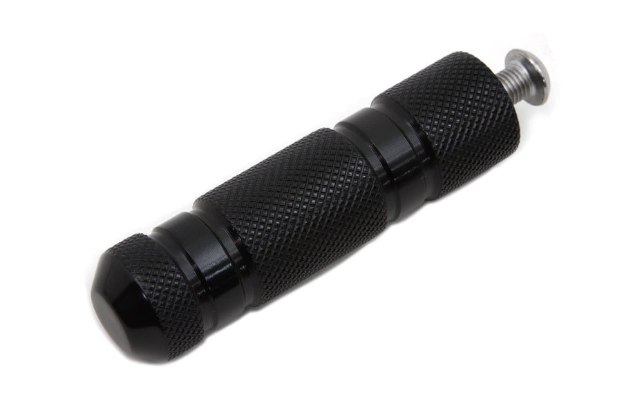 Black Knurled Four Grooved Shifter Peg