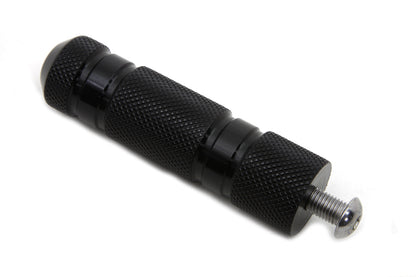 Black Knurled Four Grooved Shifter Peg