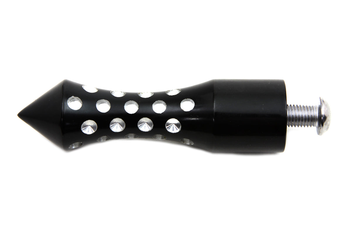Black Agostinni Shifter Footpeg Spike Style