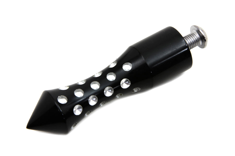 Black Agostinni Shifter Footpeg Spike Style