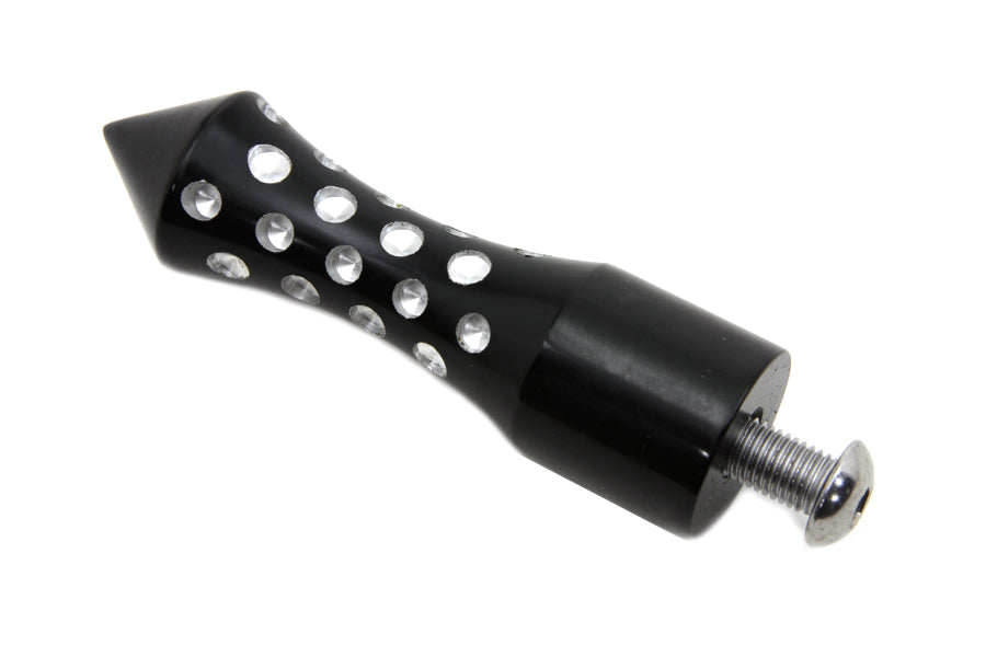 Black Agostinni Shifter Footpeg Spike Style