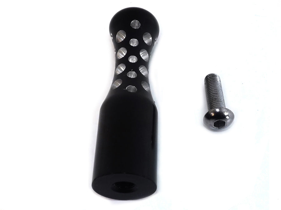 Black Agostinni Shifter Footpeg Contour Style