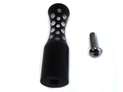 Black Agostinni Shifter Footpeg Contour Style