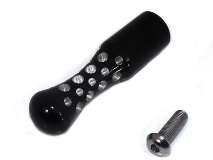 Black Agostinni Shifter Footpeg Contour Style