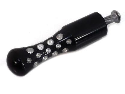 Black Agostinni Shifter Footpeg Contour Style