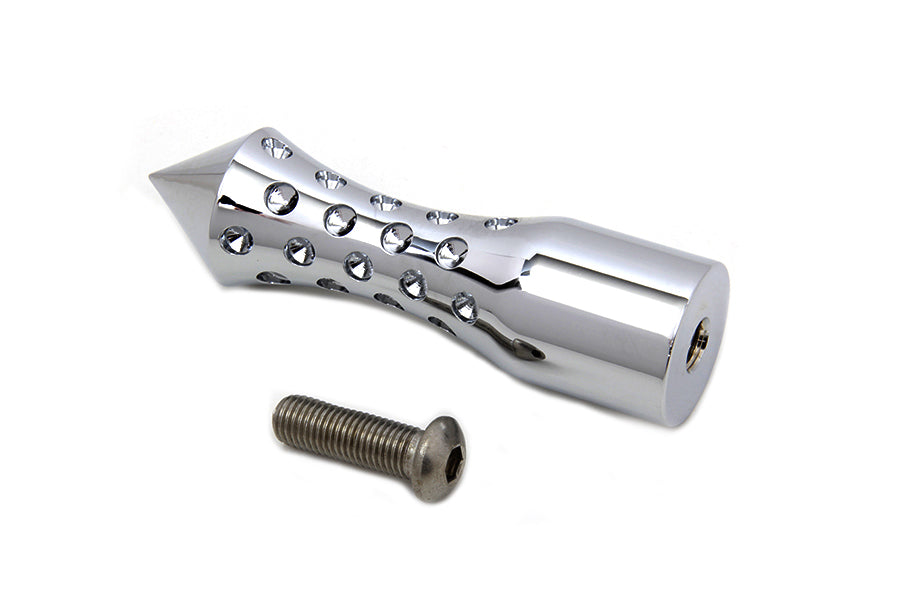 Chrome Agostinni Shifter Footpeg Spike Style