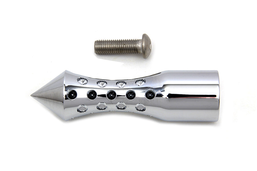 Chrome Agostinni Shifter Footpeg Spike Style