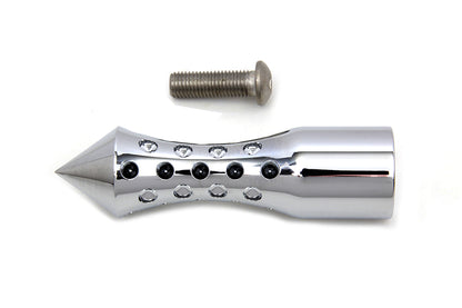 Chrome Agostinni Shifter Footpeg Spike Style