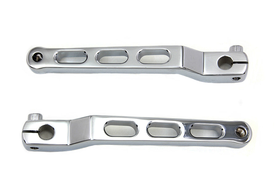 Chrome Heel Toe Shifter Set