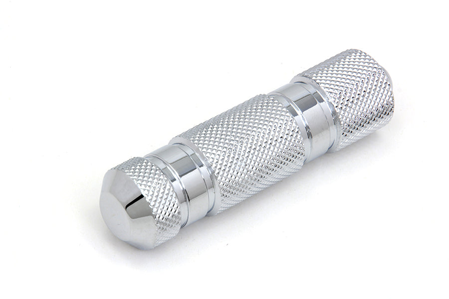 Chrome Knurled Four Grooved Shifter Peg
