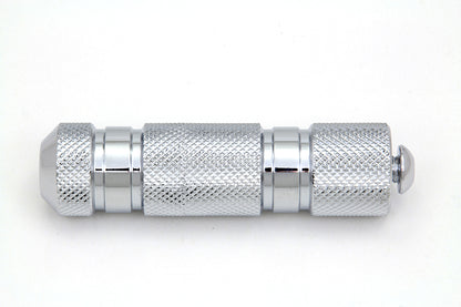 Chrome Knurled Four Grooved Shifter Peg