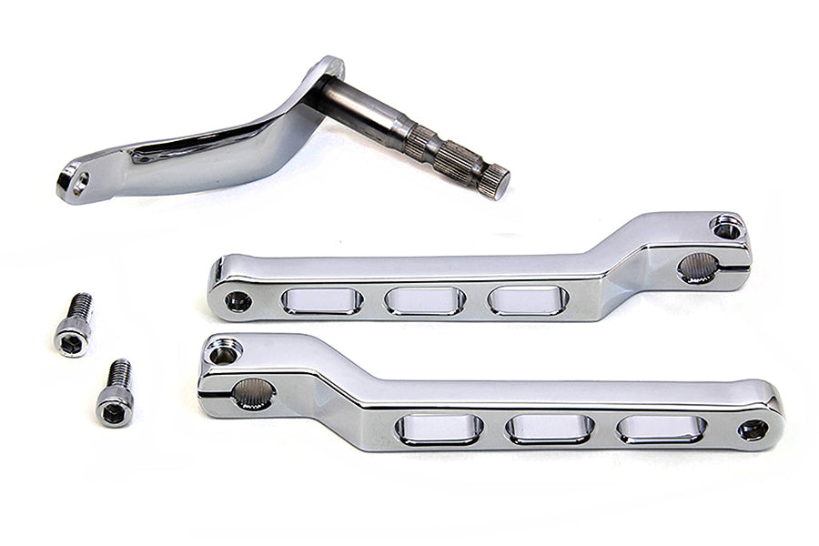 Billet Style Heel Toe Shifter Lever Kit Chrome