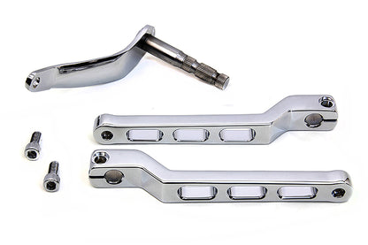 Billet Style Heel Toe Shifter Lever Kit Chrome
