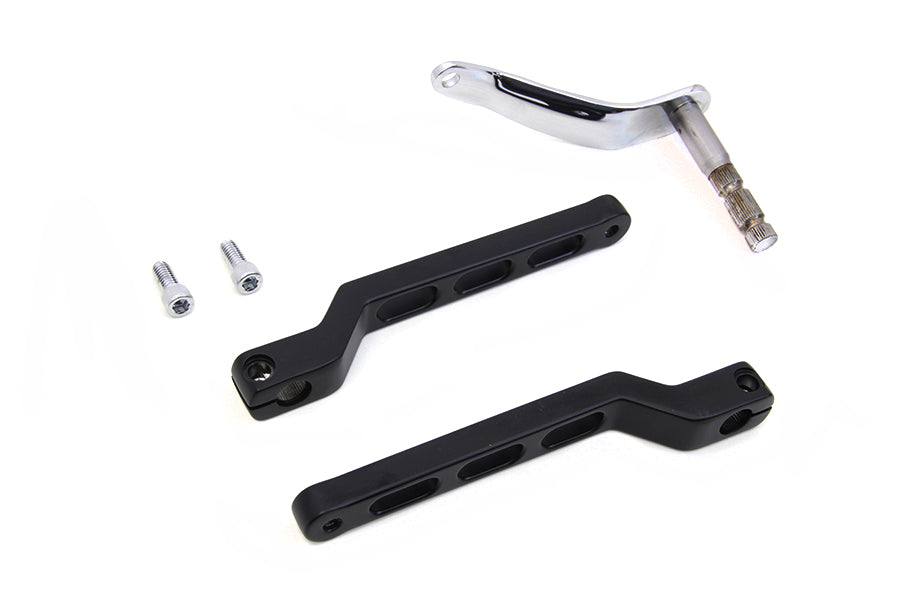 Billet Style Heel Toe Shifter Lever Kit Black