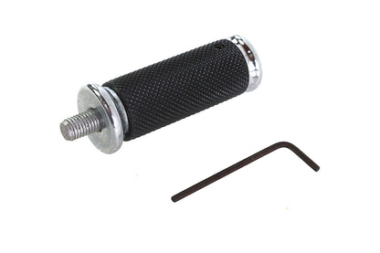 2.5 Long Shifter Footpeg with Chrome End Caps