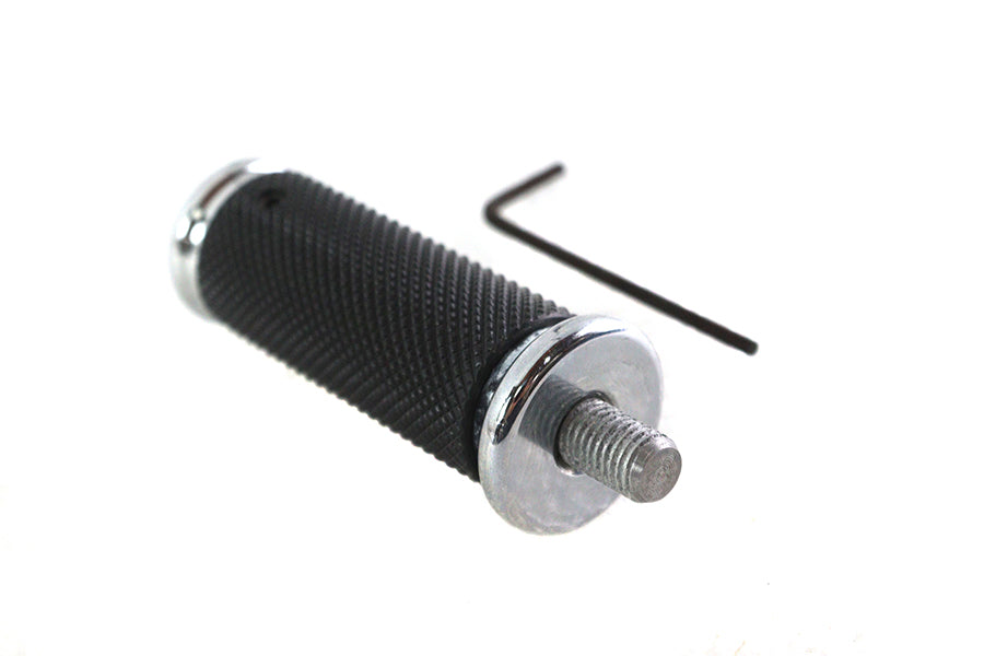 2.5 Long Shifter Footpeg with Chrome End Caps