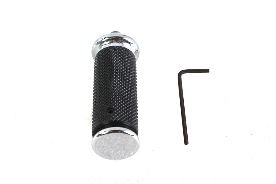 2.5 Long Shifter Footpeg with Chrome End Caps