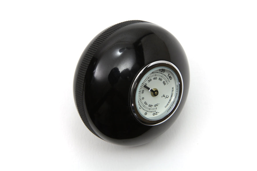 Large Black Shifter Knob with Temperature Gauge