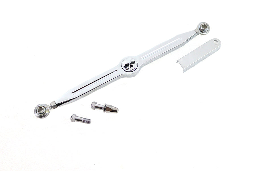 12 Skull Shift Rod Kit Chrome